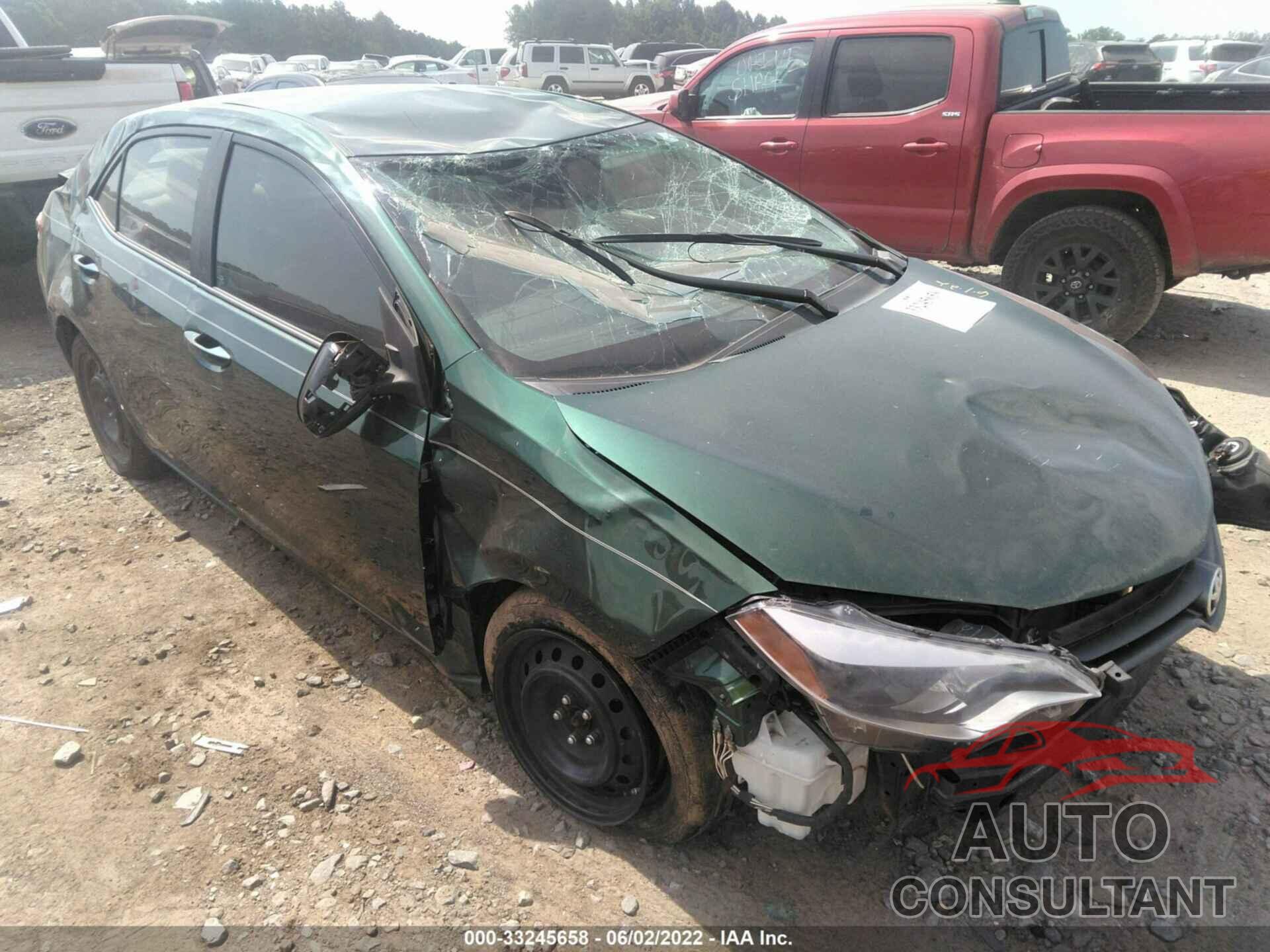 TOYOTA COROLLA 2016 - 2T1BURHE6GC729637