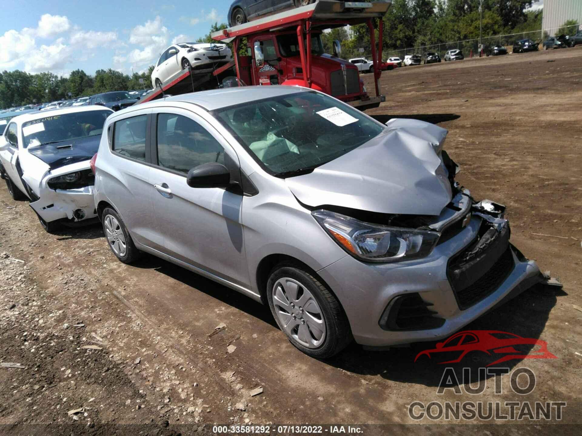 CHEVROLET SPARK 2018 - KL8CB6SAXJC482503