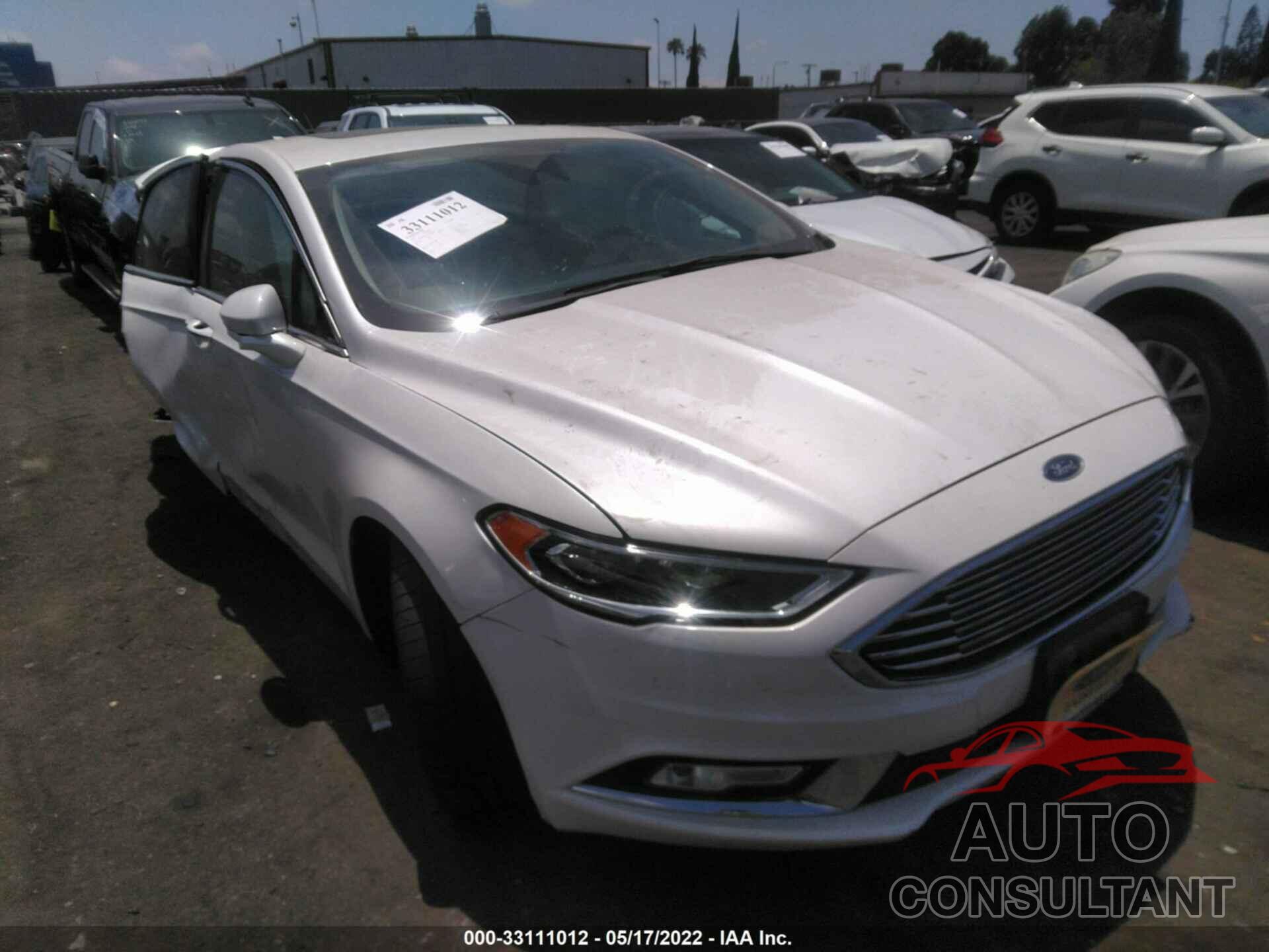 FORD FUSION 2017 - 3FA6P0K96HR285001