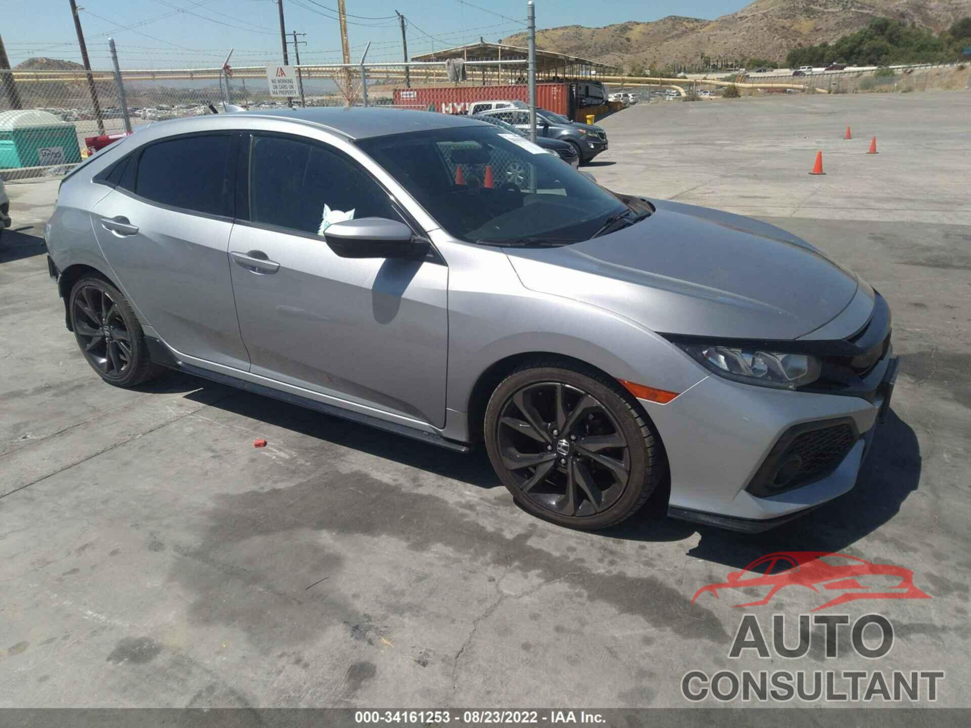 HONDA CIVIC HATCHBACK 2018 - SHHFK7H45JU419127