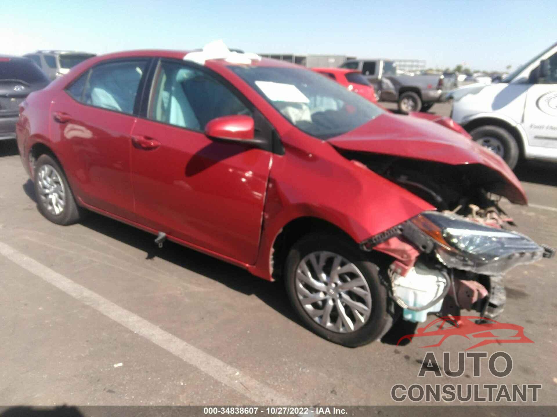 TOYOTA COROLLA 2019 - 5YFBURHE3KP931490
