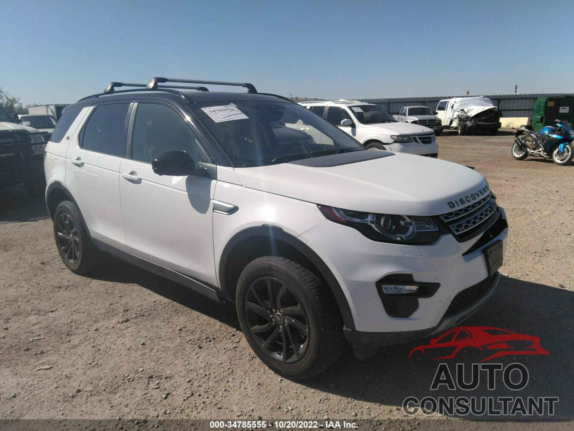 LAND ROVER DISCOVERY SPORT 2018 - SALCR2RXXJH734039