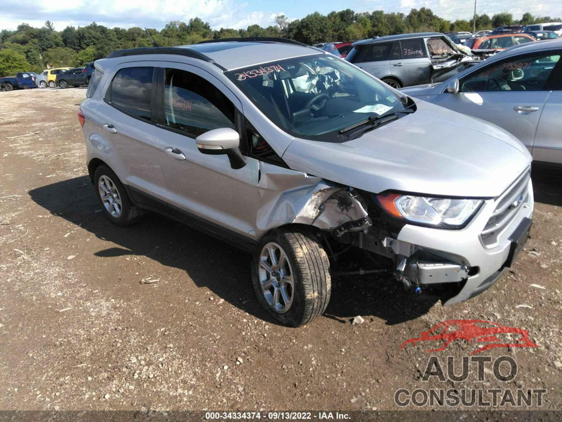 FORD ECOSPORT 2018 - MAJ3P1TE3JC228604