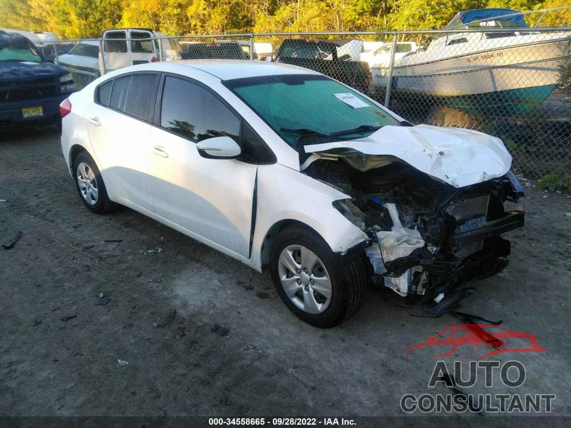 KIA FORTE 2016 - KNAFX4A69G5538206