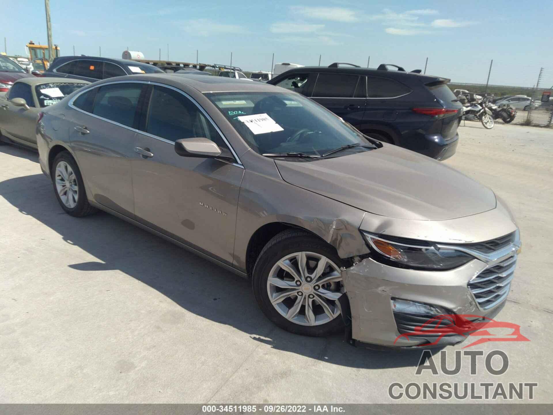 CHEVROLET MALIBU 2022 - 1G1ZD5ST7NF172927