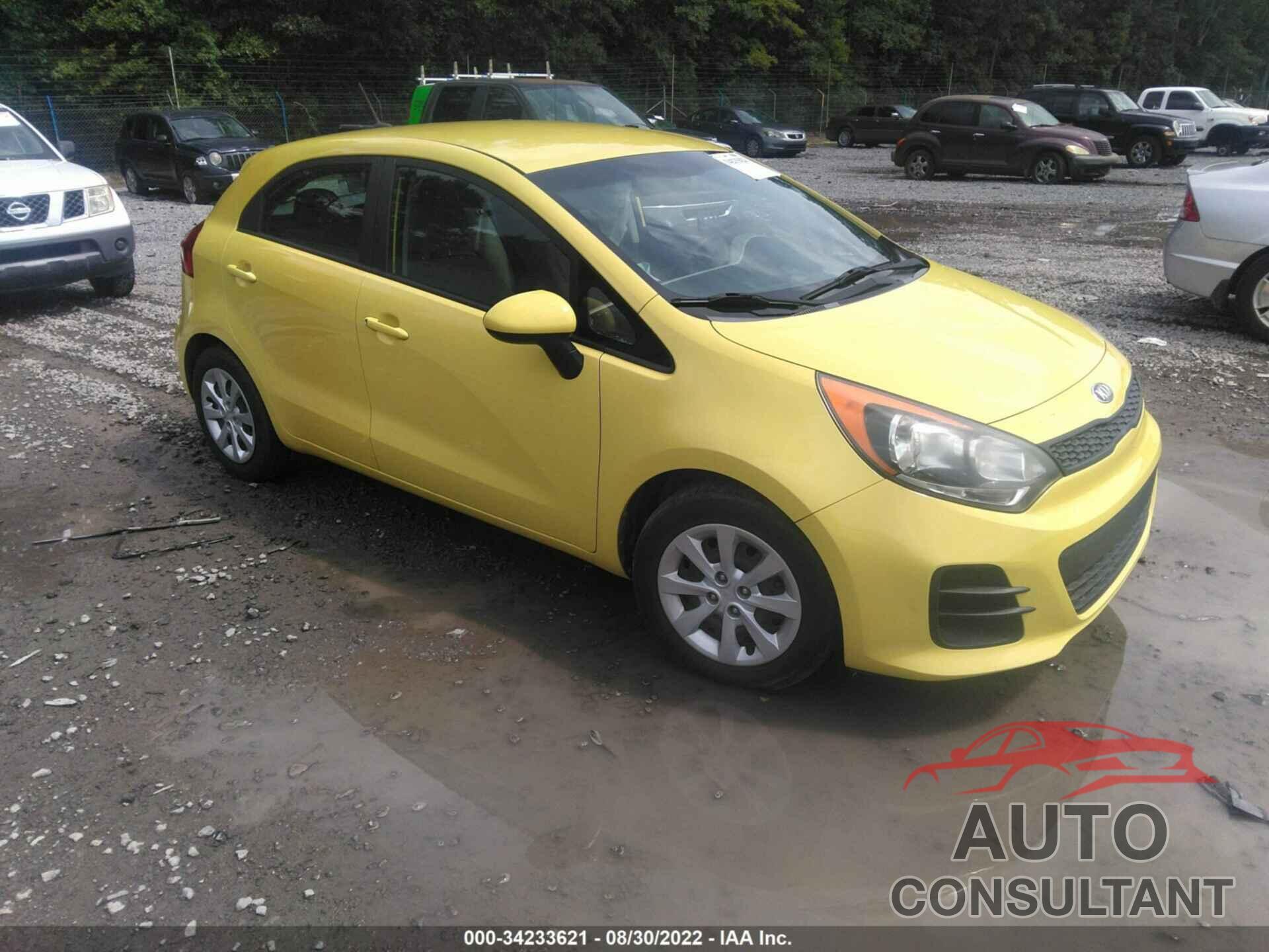 KIA RIO 2016 - KNADM5A33G6575953