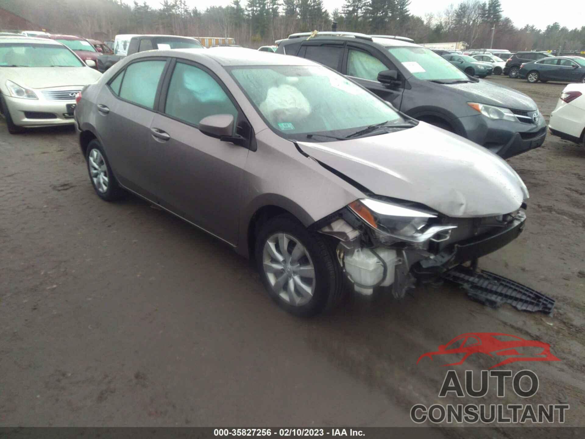 TOYOTA COROLLA 2016 - 2T1BURHE6GC525257