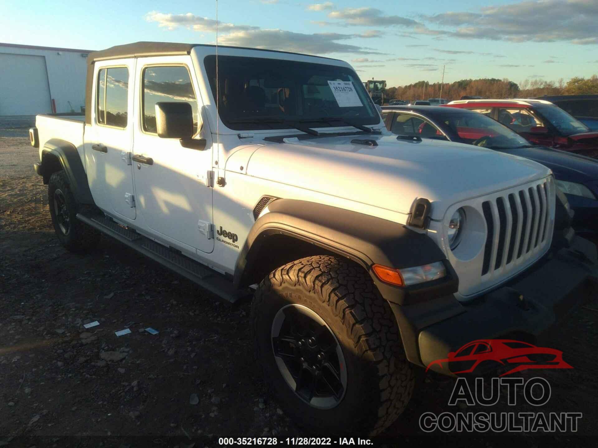 JEEP GLADIATOR 2020 - 1C6JJTAG8LL123327