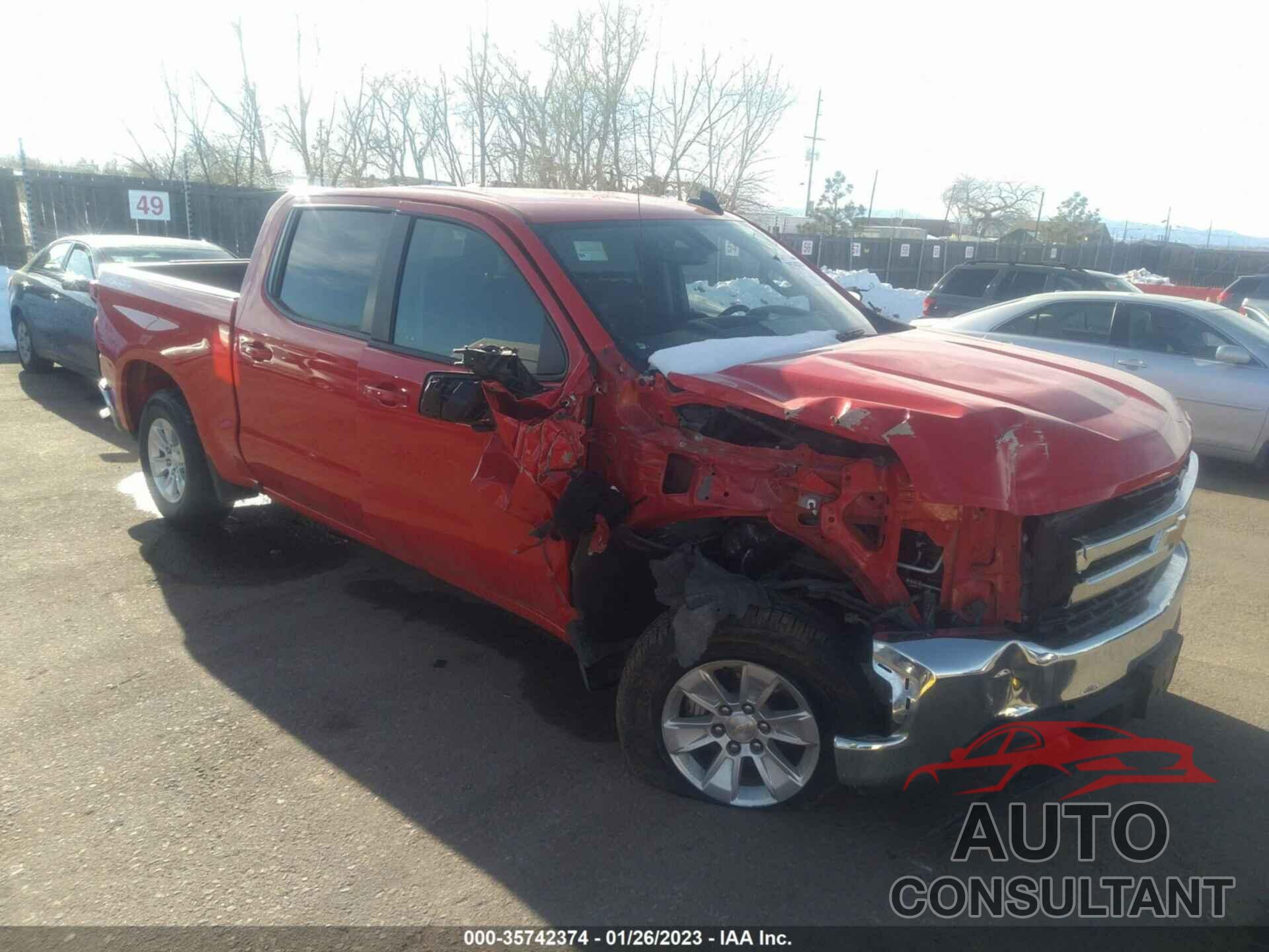 CHEVROLET SILVERADO 1500 2021 - 1GCUYDED4MZ428555