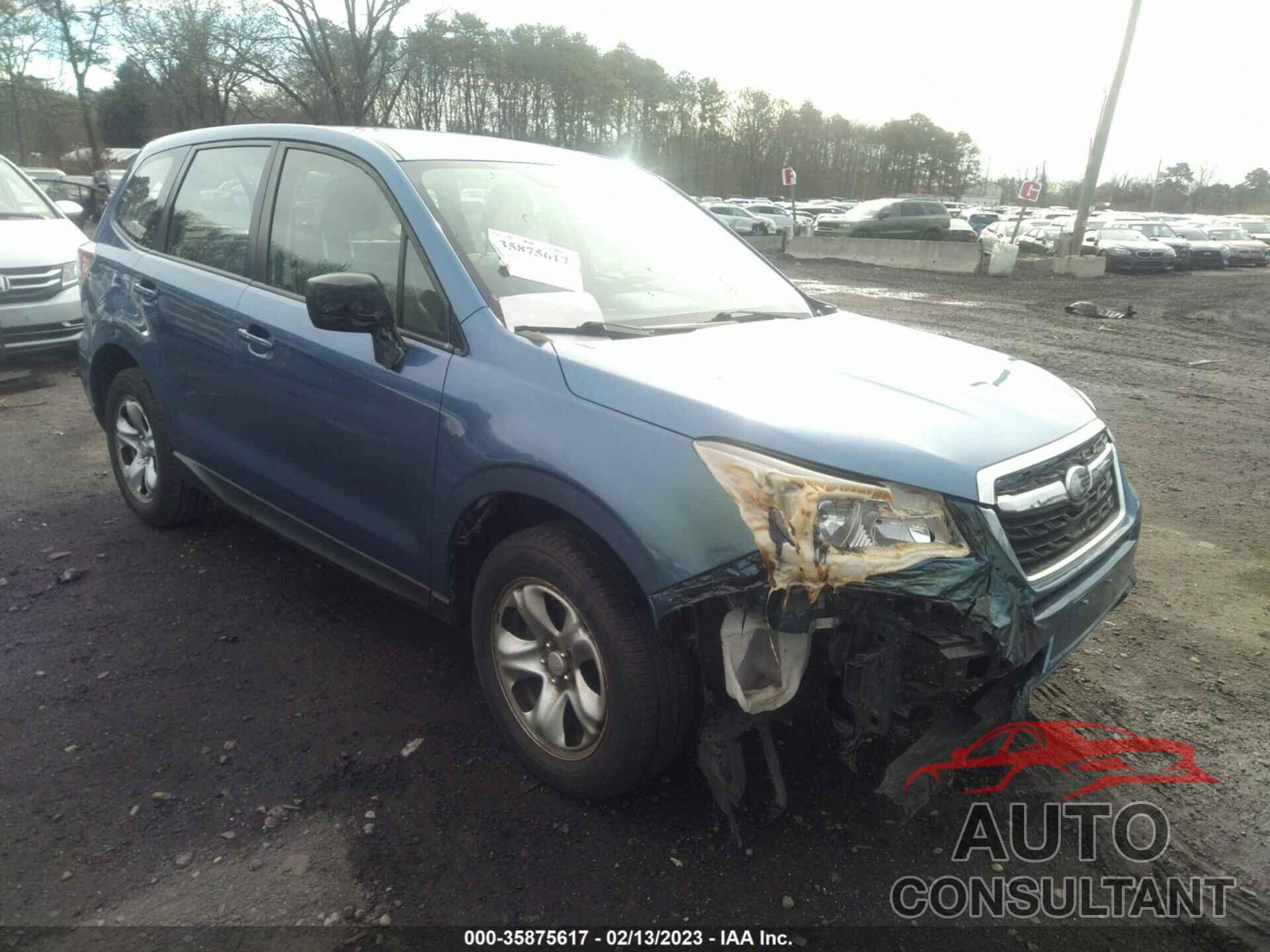 SUBARU FORESTER 2017 - JF2SJAAC6HG498603