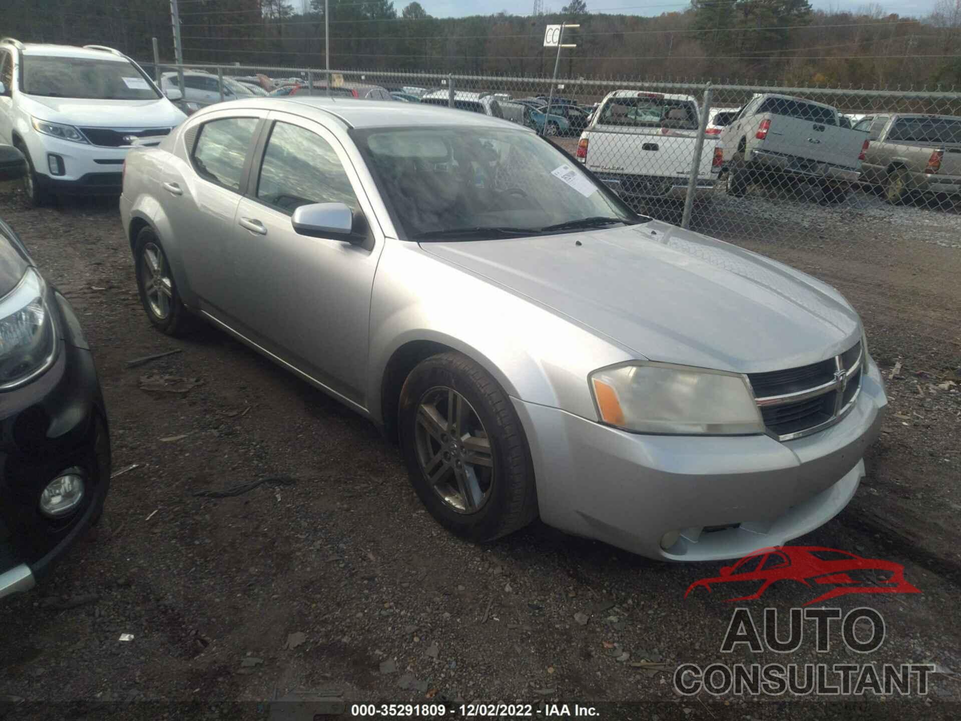 DODGE AVENGER 2010 - 1B3CC5FB8AN140572