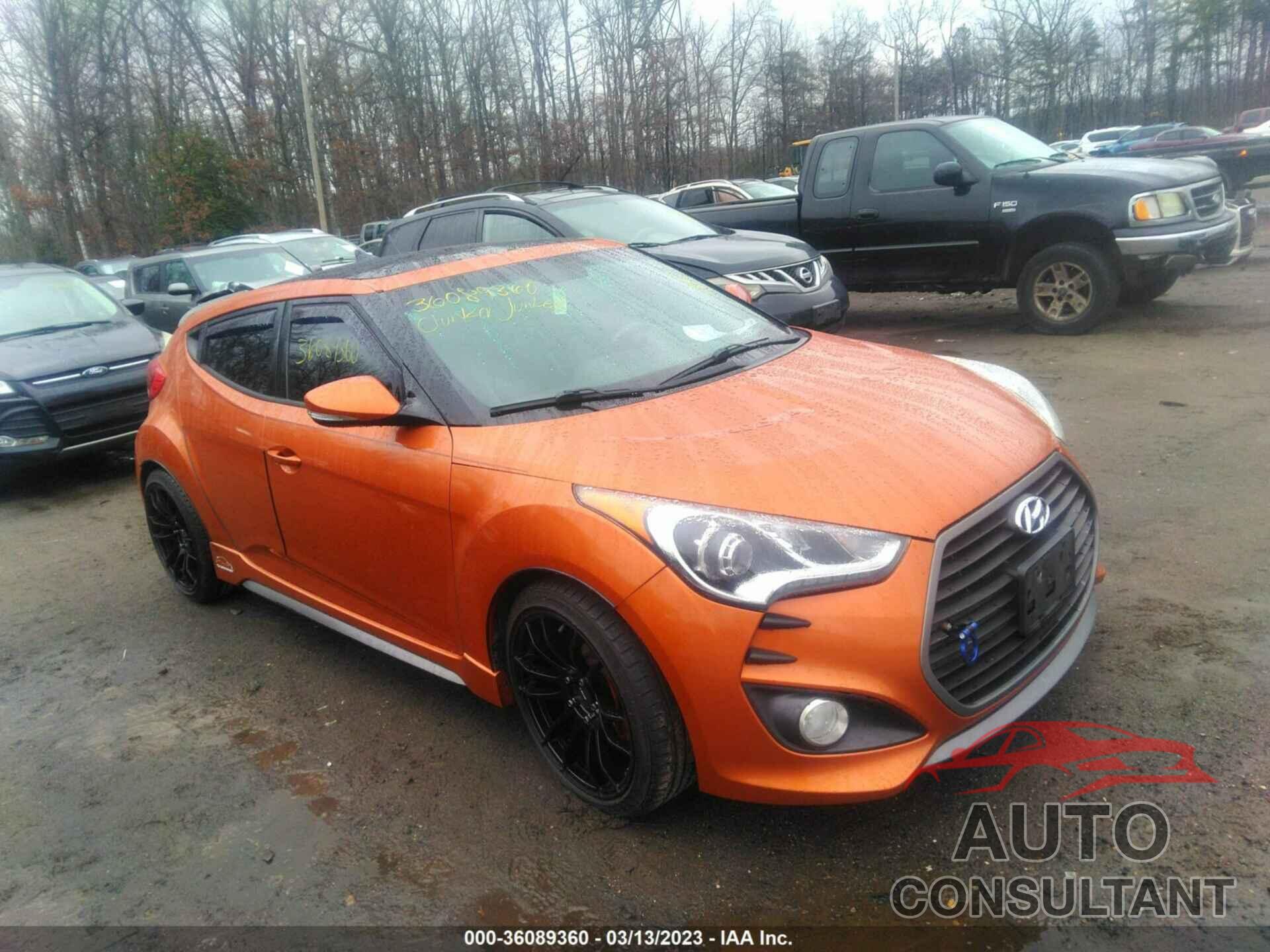 HYUNDAI VELOSTER 2016 - KMHTC6AE6GU255350