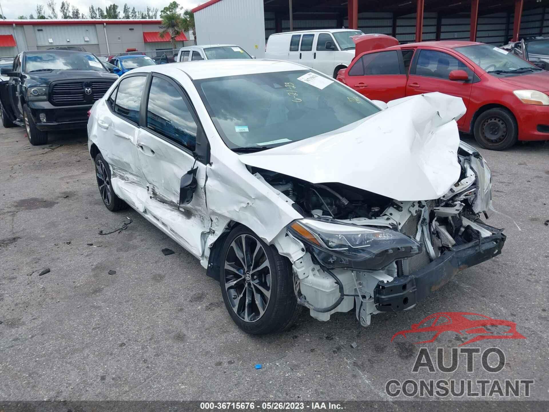 TOYOTA COROLLA 2017 - 2T1BURHE3HC873342