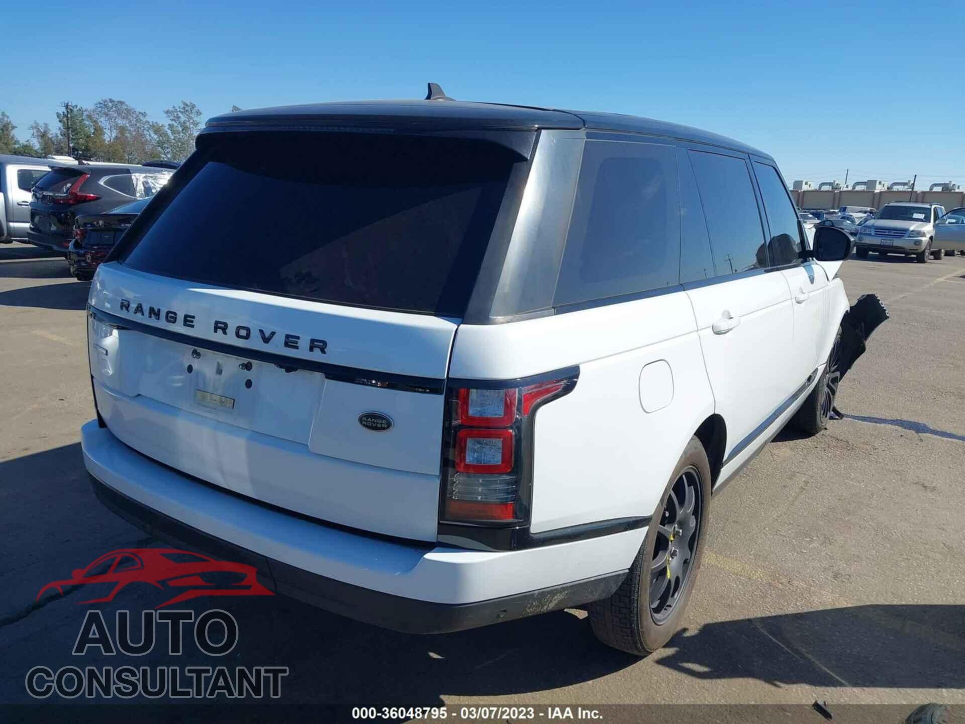 LAND ROVER RANGE ROVER 2016 - SALGS3EF4GA312049