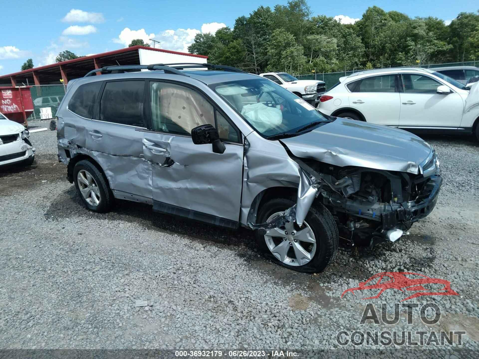 SUBARU FORESTER 2015 - JF2SJAHC4FH505495