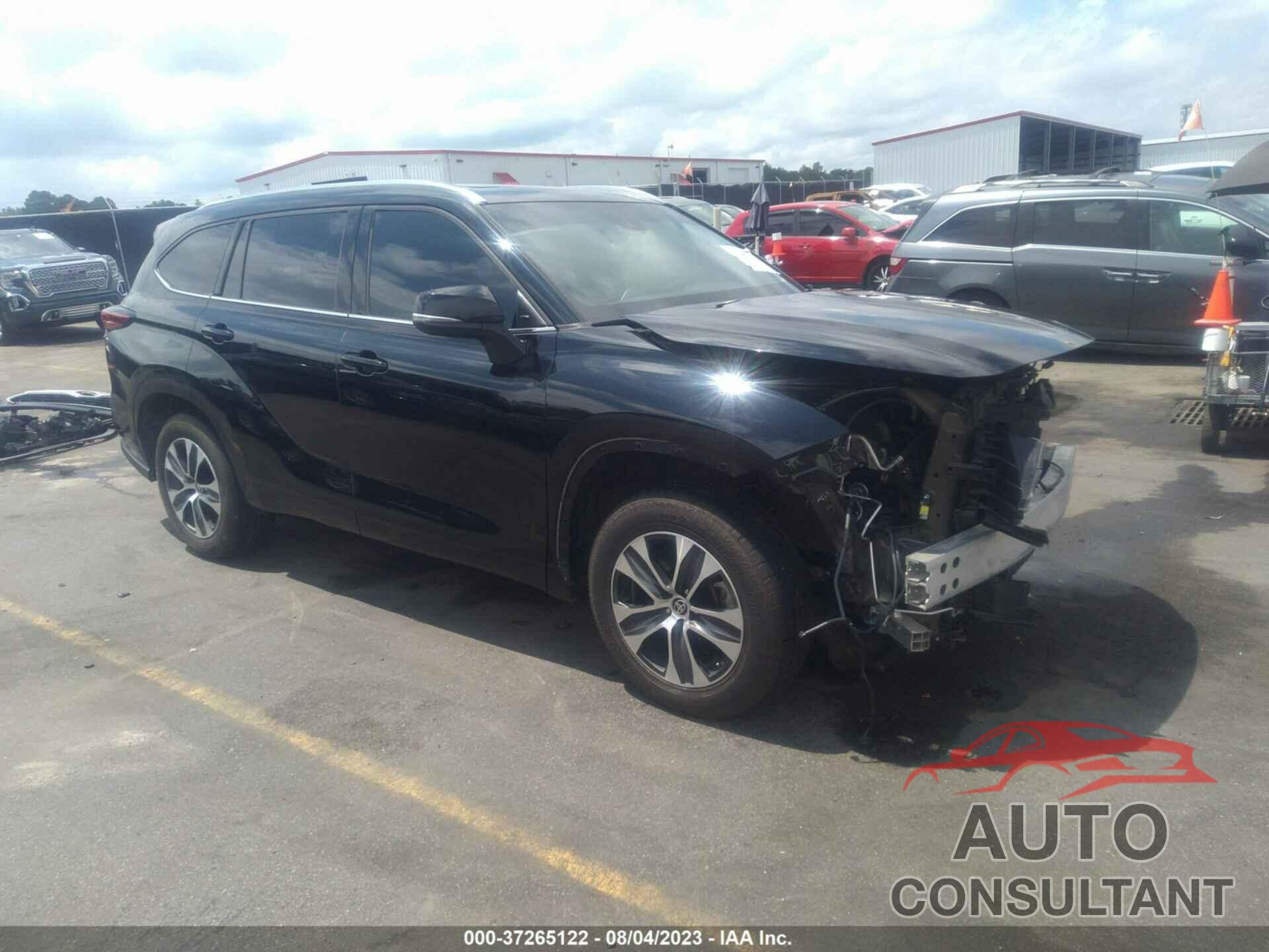 TOYOTA HIGHLANDER 2021 - 5TDGZRAH2MS515856