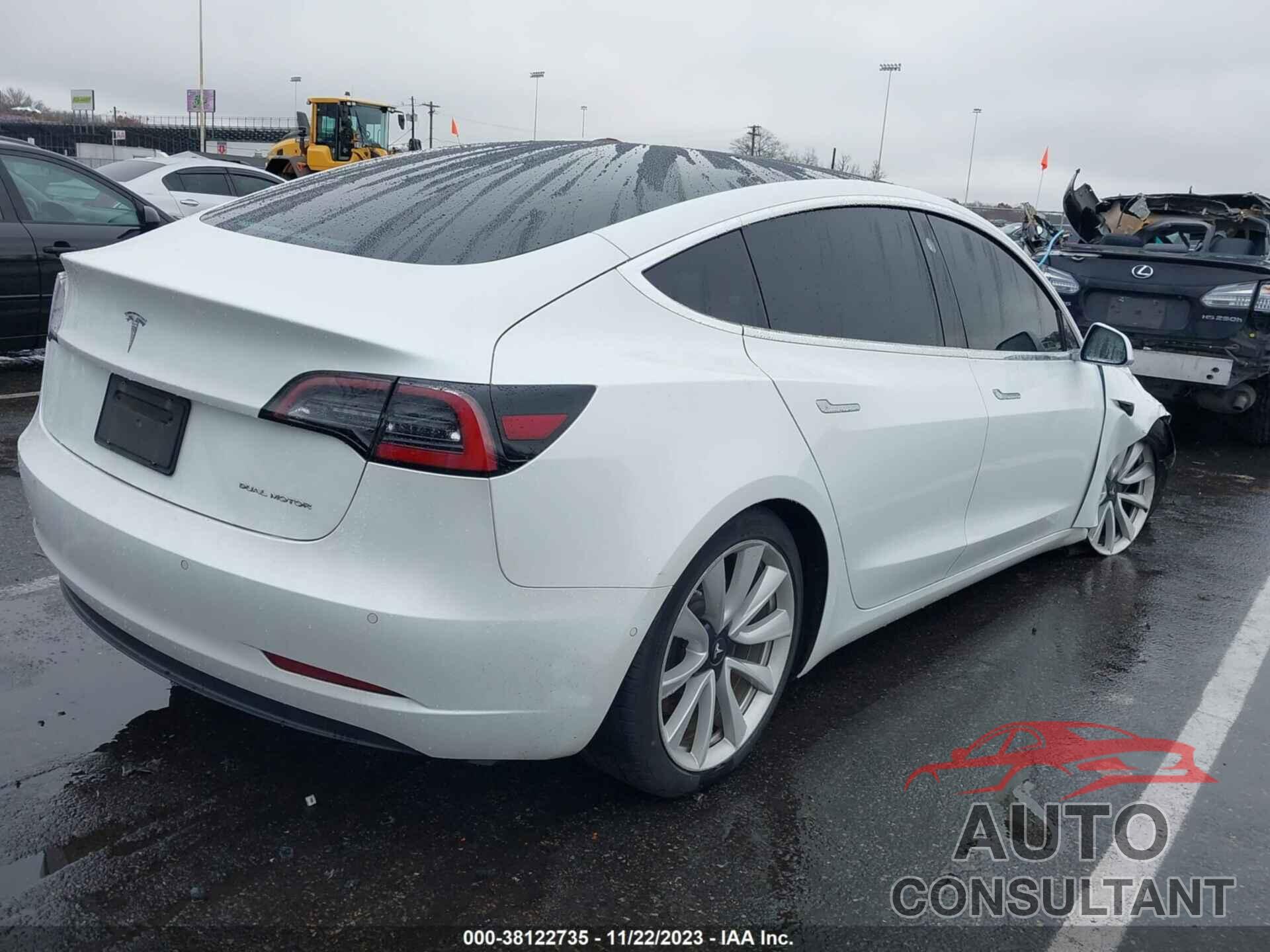 TESLA MODEL 3 2019 - 5YJ3E1EB7KF469606