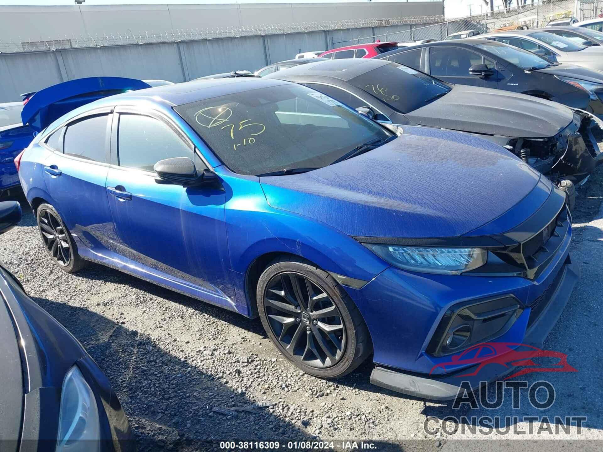 HONDA CIVIC SI 2020 - 2HGFC1E5XLH701464