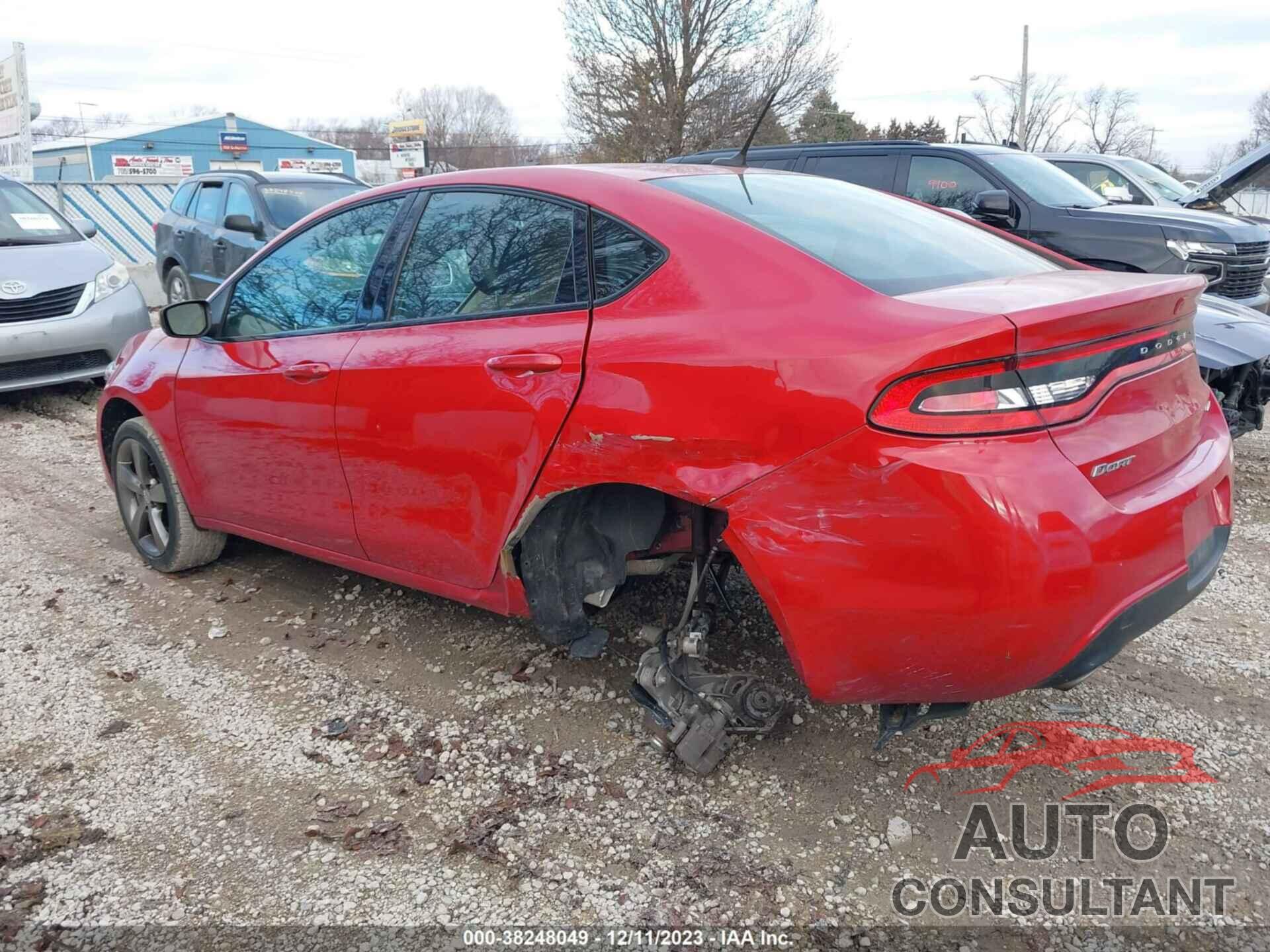 DODGE DART 2015 - 1C3CDFEB5FD299537