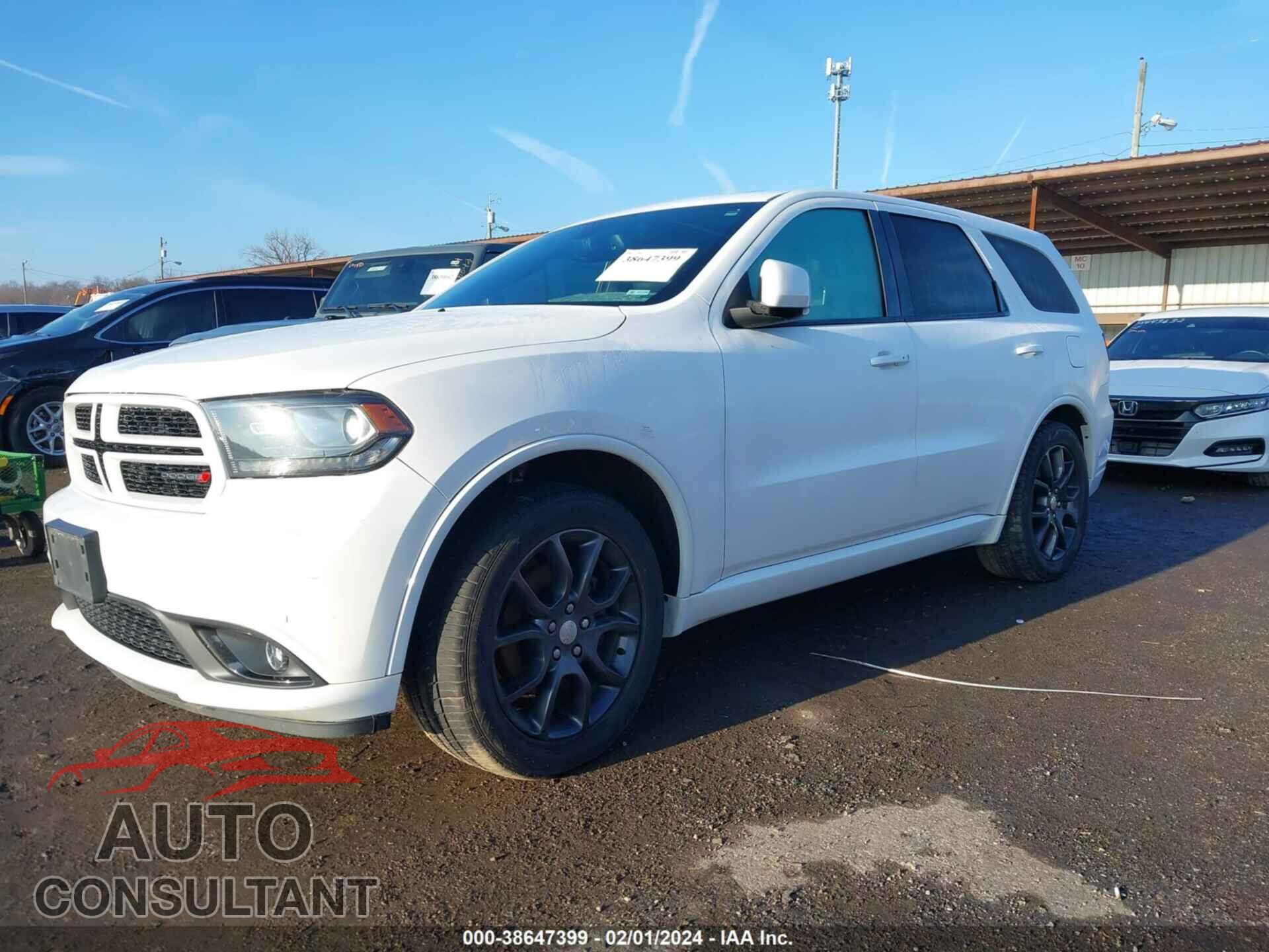 DODGE DURANGO 2016 - 1C4SDJCT9GC420048