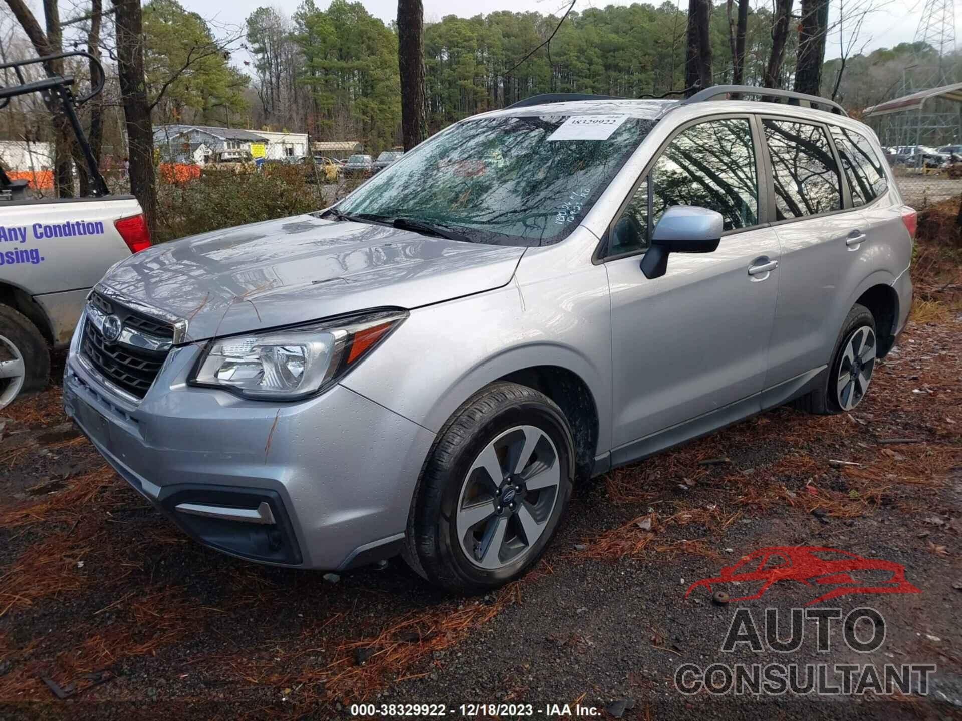 SUBARU FORESTER 2018 - JF2SJAEC7JH617849