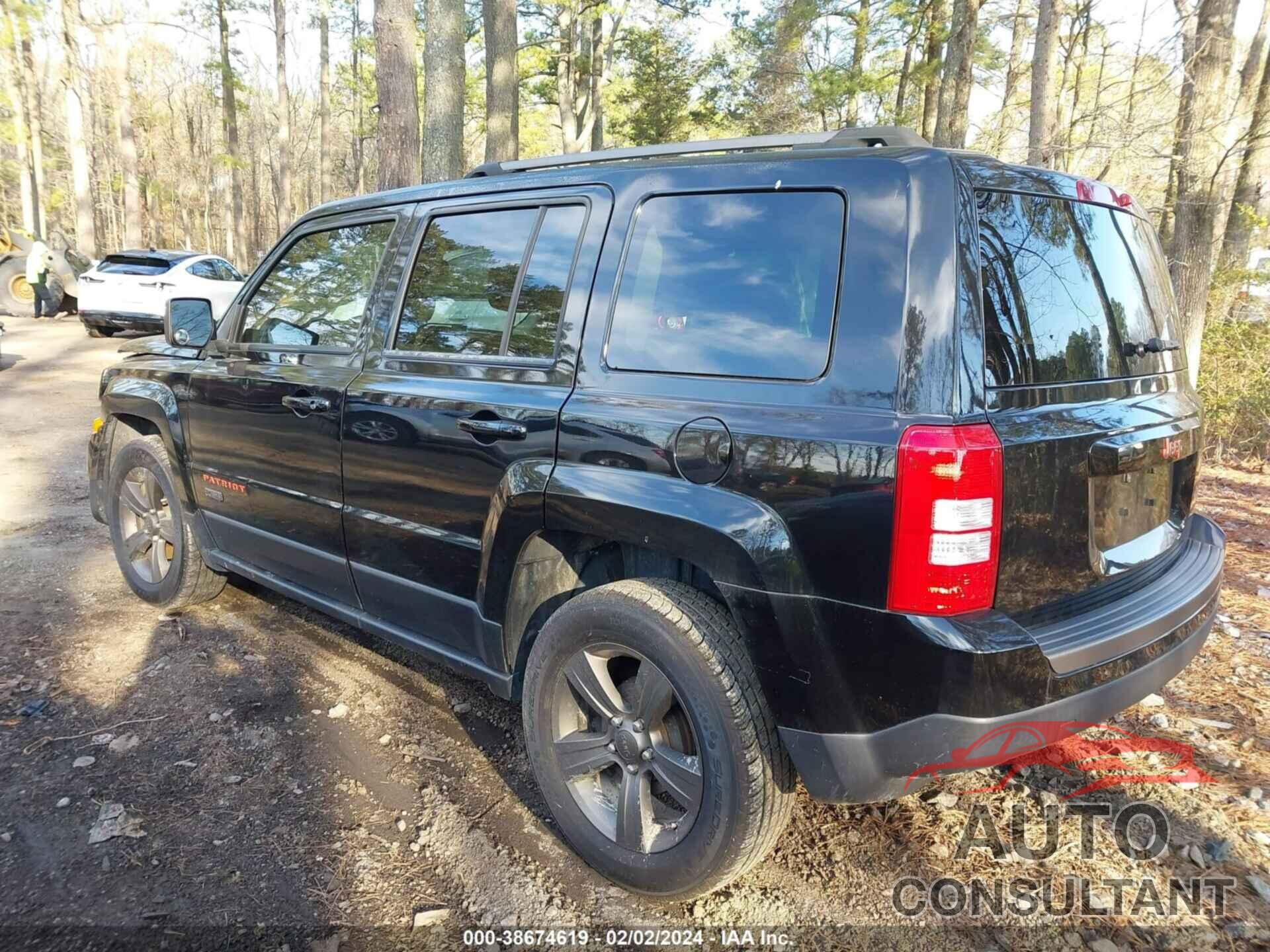 JEEP PATRIOT 2017 - 1C4NJPBB0HD132254