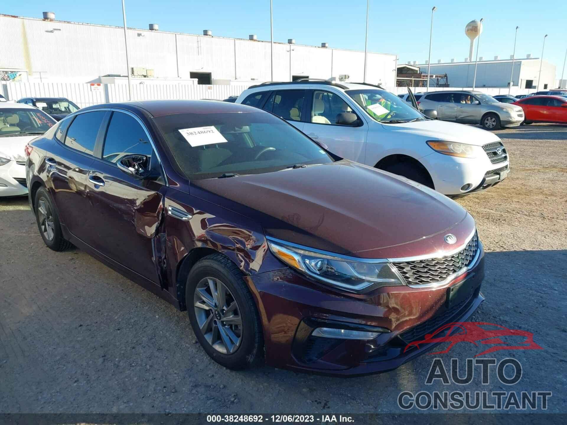 KIA OPTIMA 2019 - 5XXGT4L3XKG339336