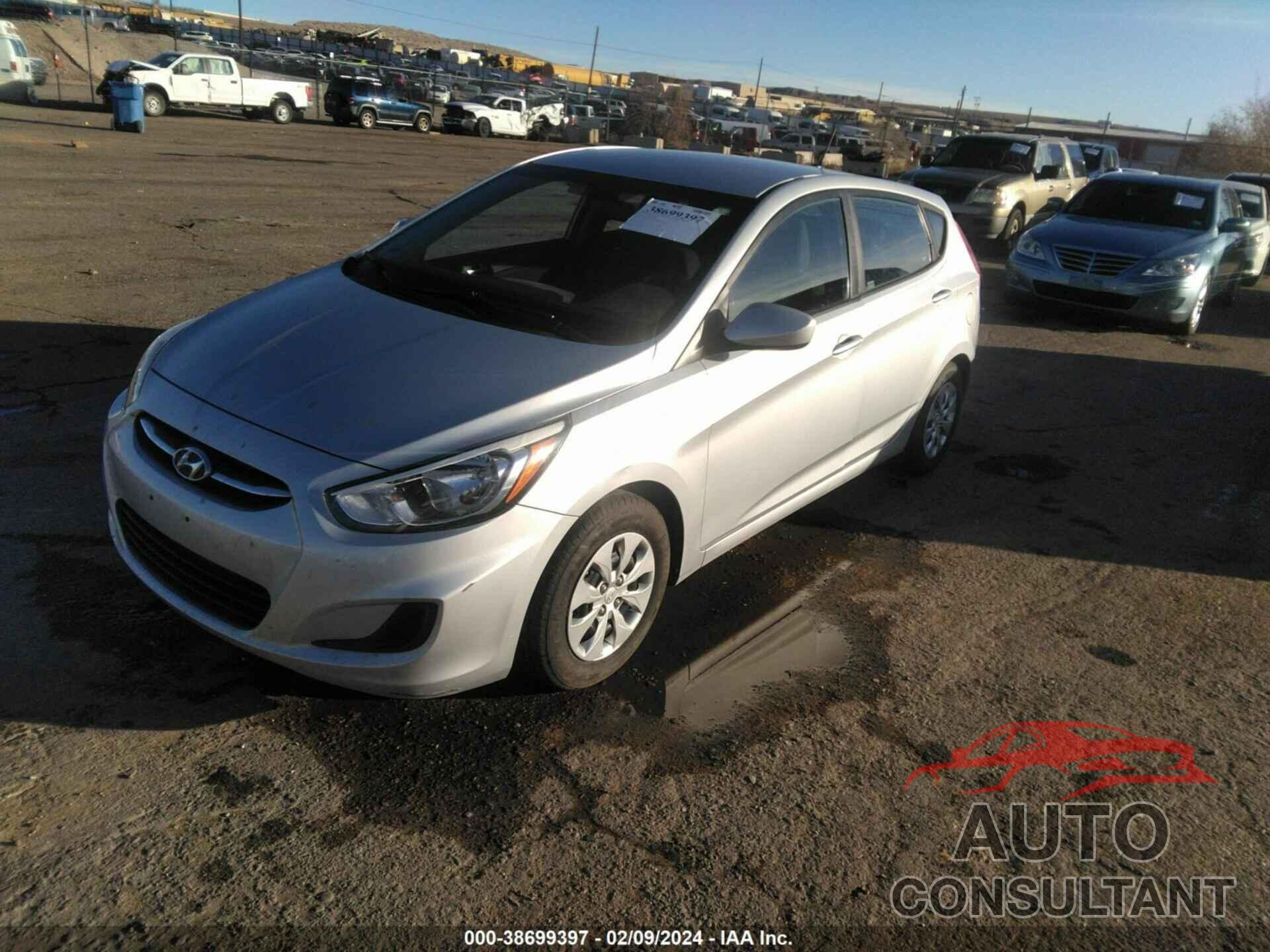 HYUNDAI ACCENT 2016 - KMHCT5AE8GU251391