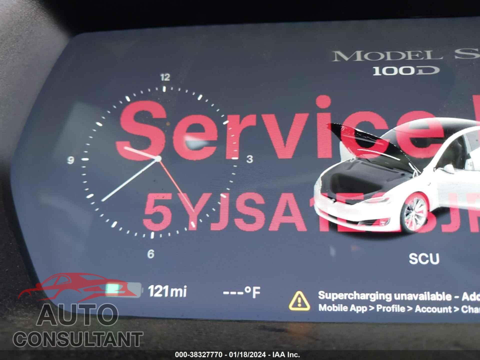 TESLA MODEL S 2018 - 5YJSA1E23JF283924