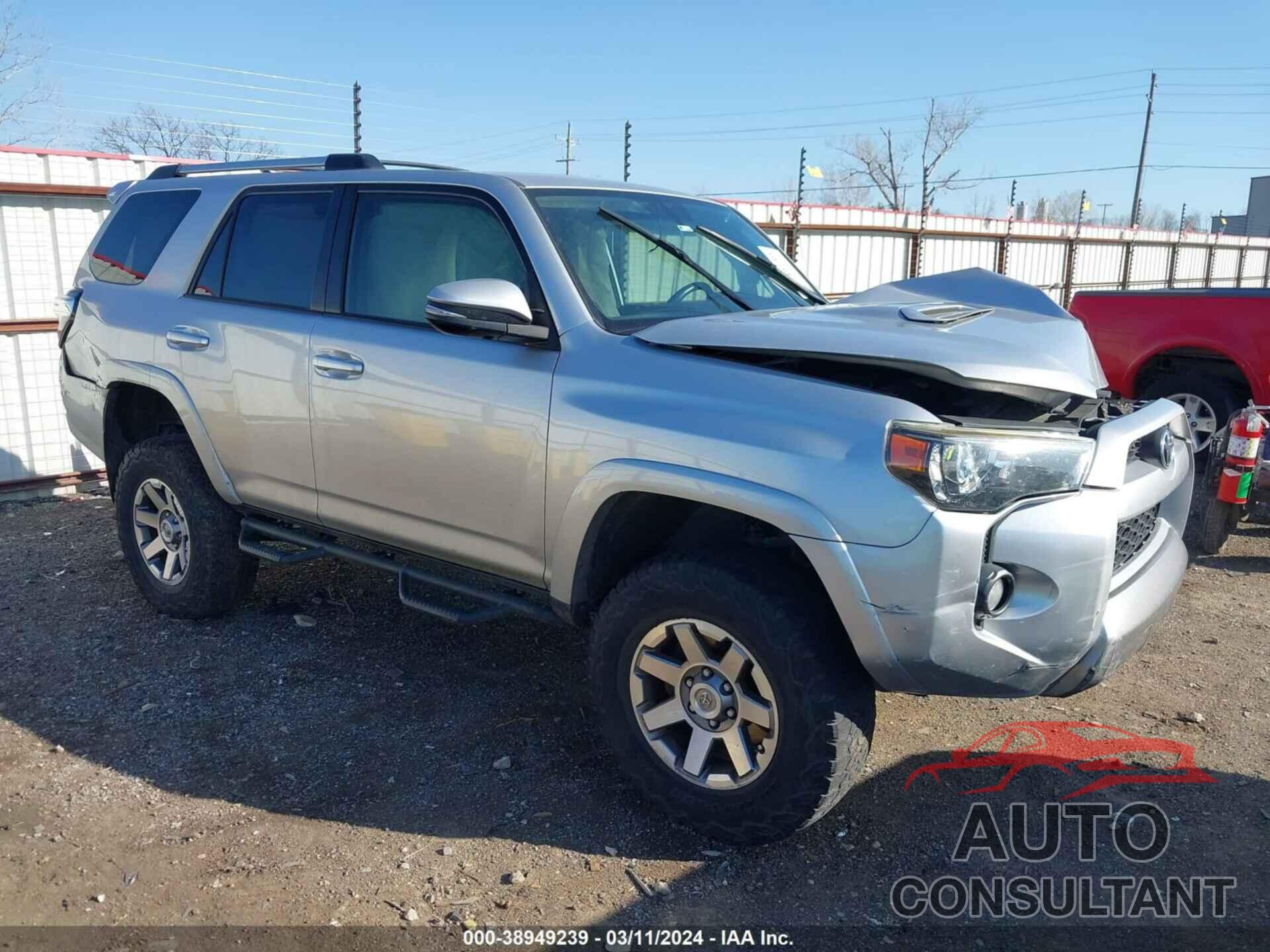 TOYOTA 4RUNNER 2016 - JTEBU5JR2G5330982