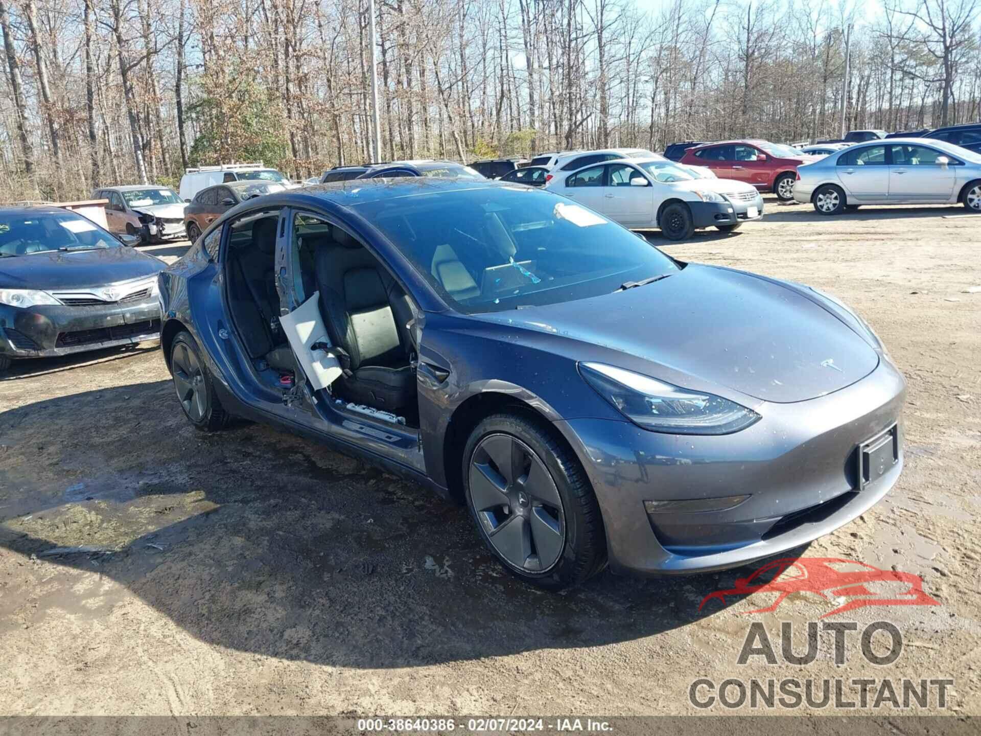 TESLA MODEL 3 2021 - 5YJ3E1EB5MF025014