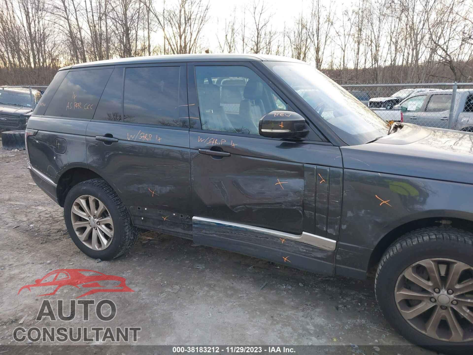 LAND ROVER RANGE ROVER 2016 - SALGS2PF4GA290139