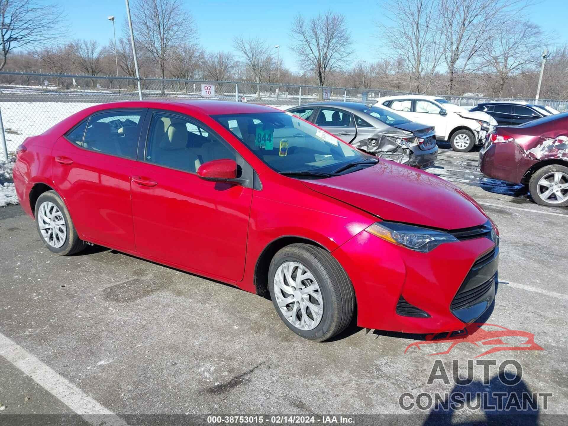 TOYOTA COROLLA 2018 - 2T1BURHE0JC980631