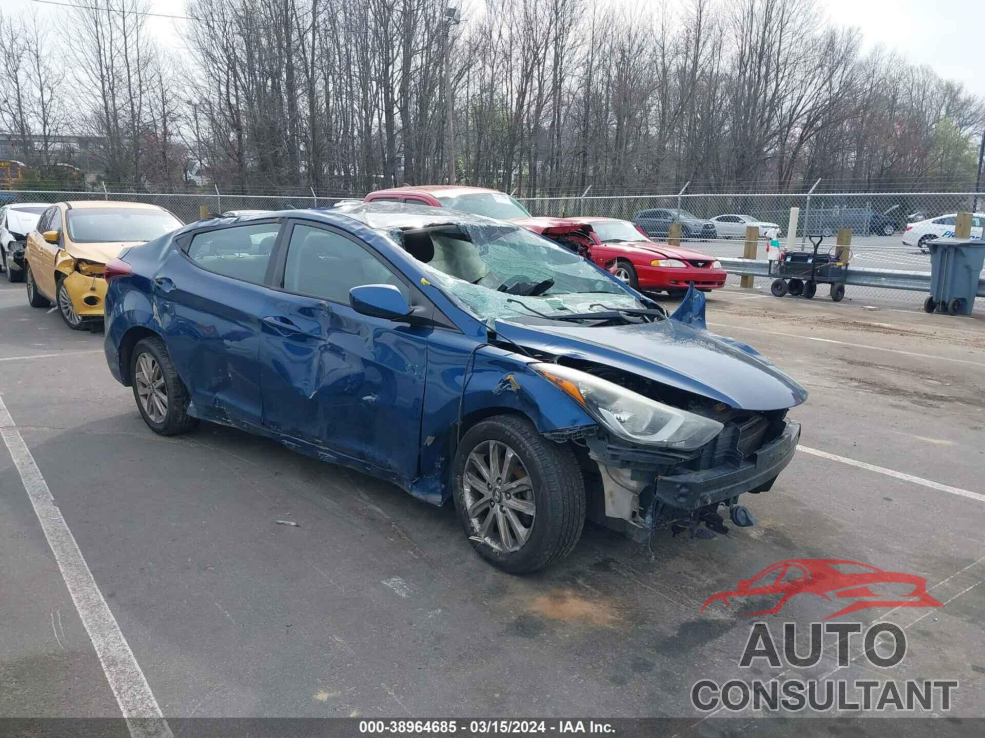 HYUNDAI ELANTRA 2016 - 0KMHDH4AE9GU54158