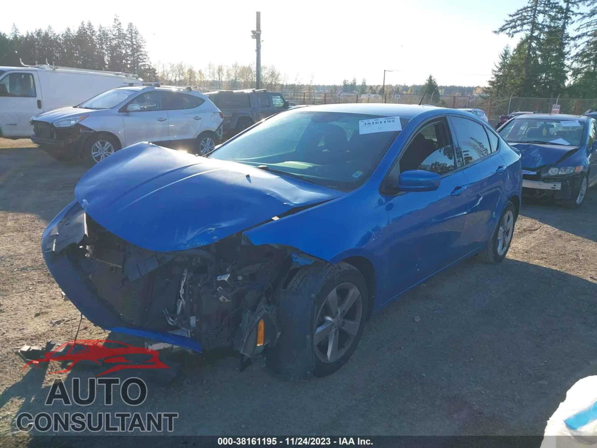 DODGE DART 2015 - 1C3CDFBB5FD378601