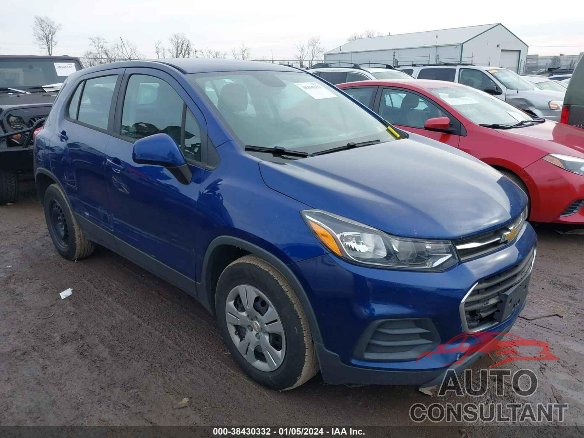 CHEVROLET TRAX 2017 - 3GNCJKSB3HL218007