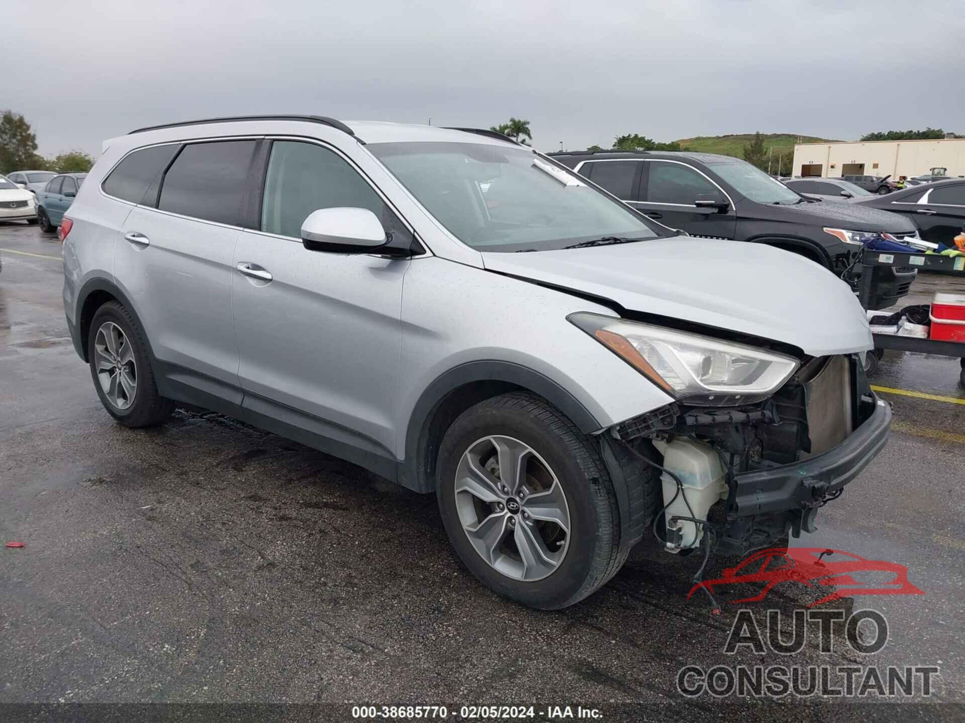 HYUNDAI SANTA FE 2016 - KM8SM4HF3GU147098