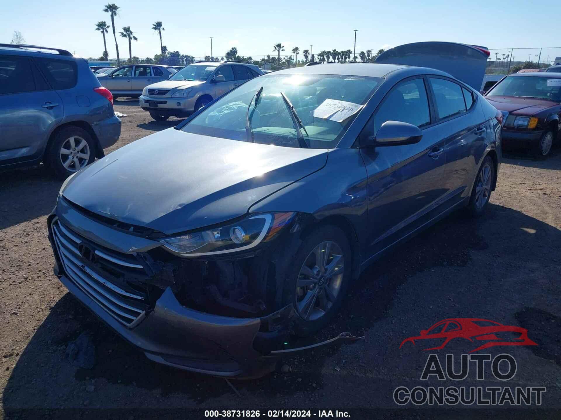 HYUNDAI ELANTRA 2018 - KMHD84LF5JU533873