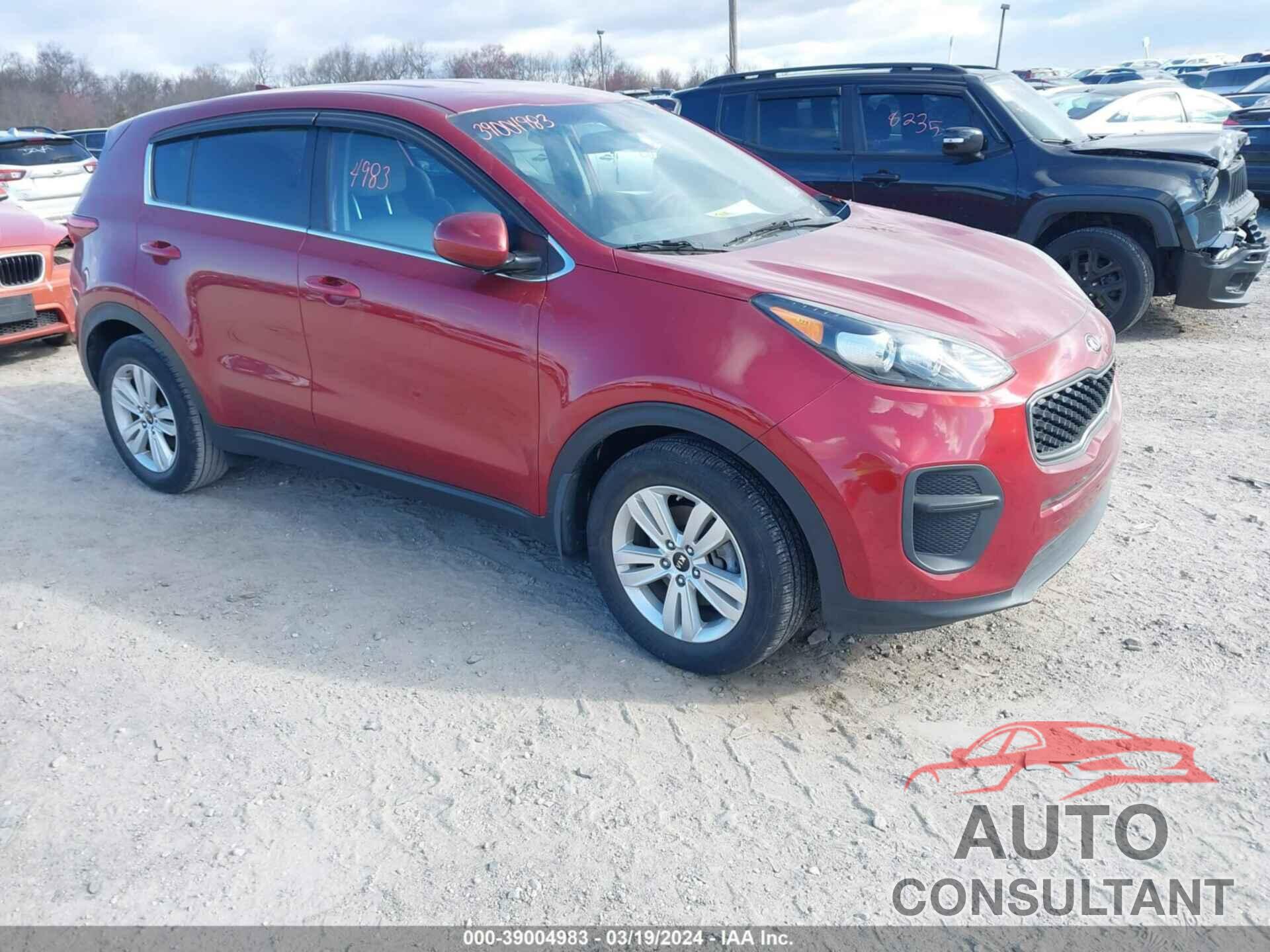 KIA SPORTAGE 2019 - KNDPM3AC7K7496082