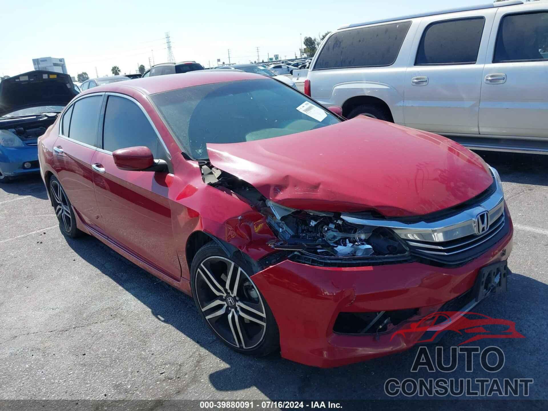 HONDA ACCORD 2017 - 1HGCR2F52HA124828