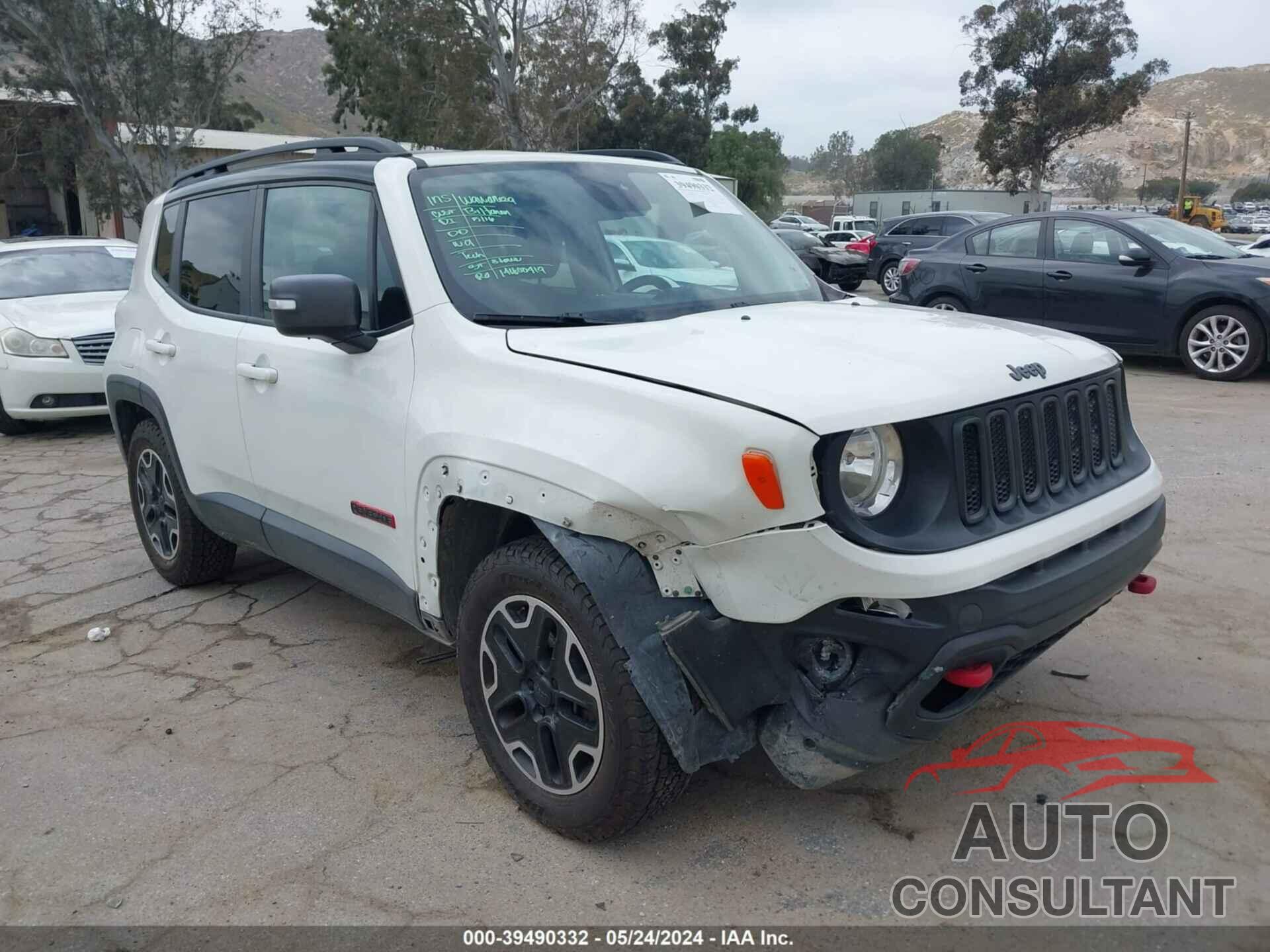 JEEP RENEGADE 2017 - ZACCJBCB8HPE79373