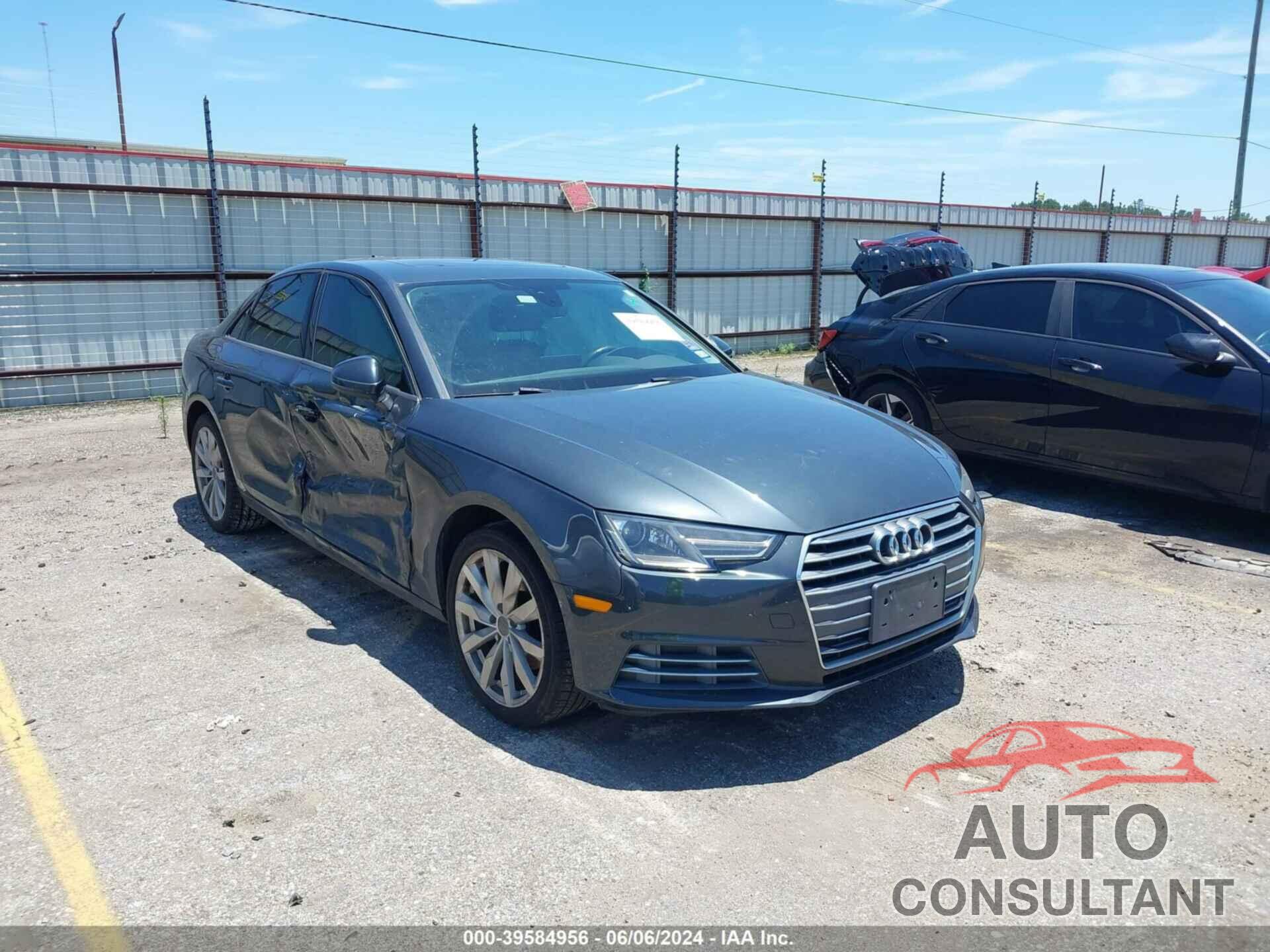 AUDI A4 2017 - WAUGMAF46HN045796