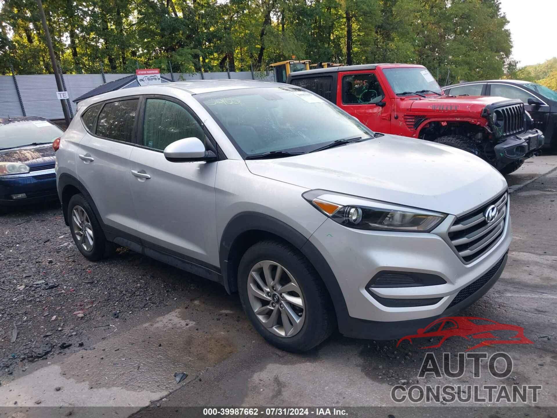 HYUNDAI TUCSON 2018 - KM8J2CA41JU693202