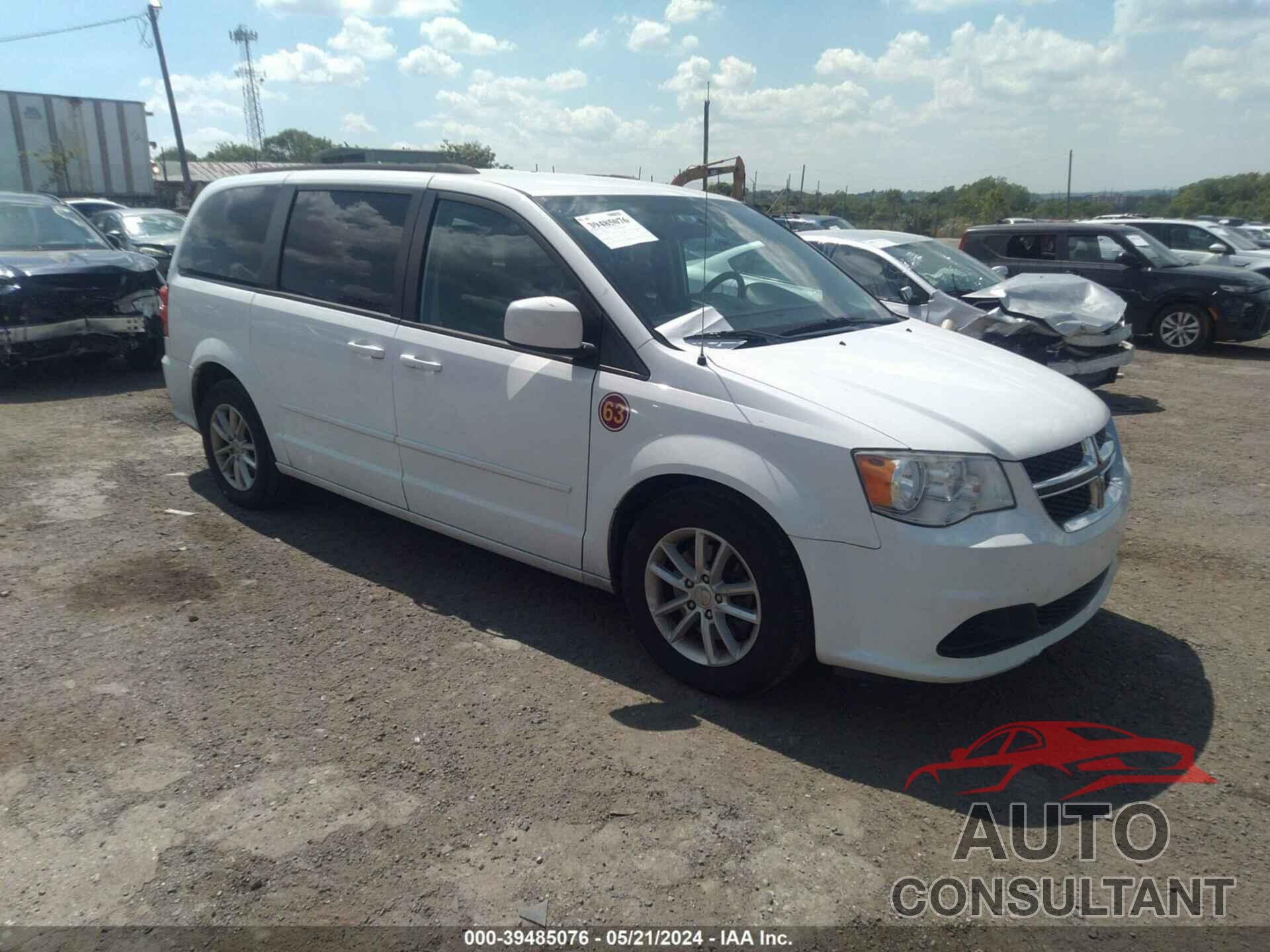 DODGE GRAND CARAVAN 2016 - 2C4RDGCG9GR344780