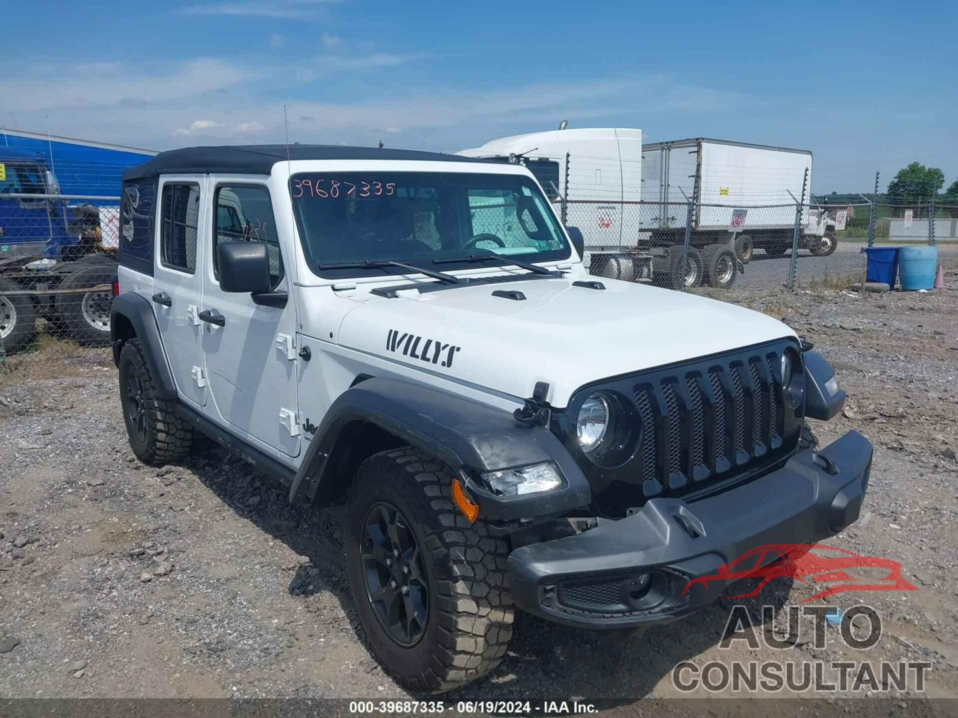 JEEP WRANGLER UNLIMITED 2022 - 1C4HJXDN0NW272874