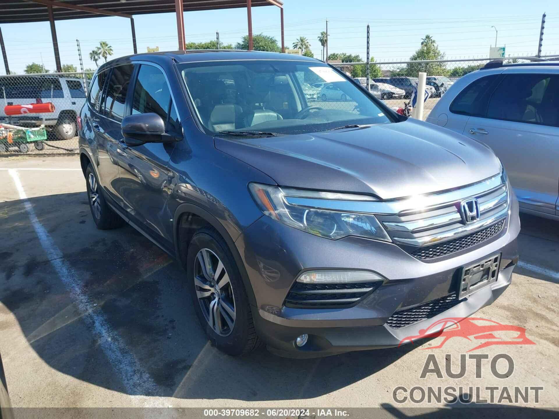 HONDA PILOT 2016 - 5FNYF5H76GB043088