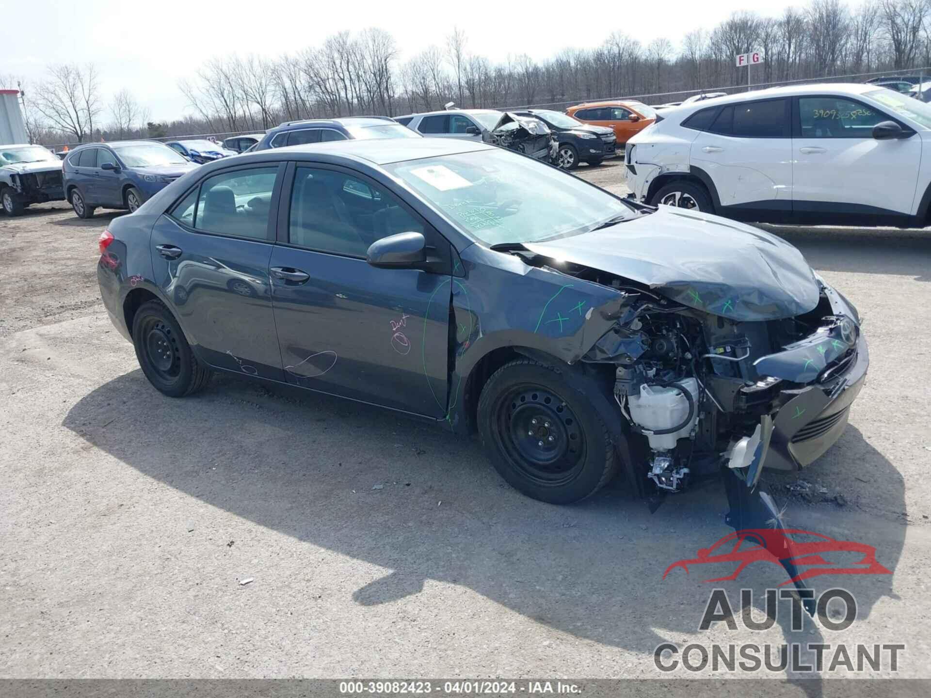 TOYOTA COROLLA 2017 - 2T1BURHEXHC849040