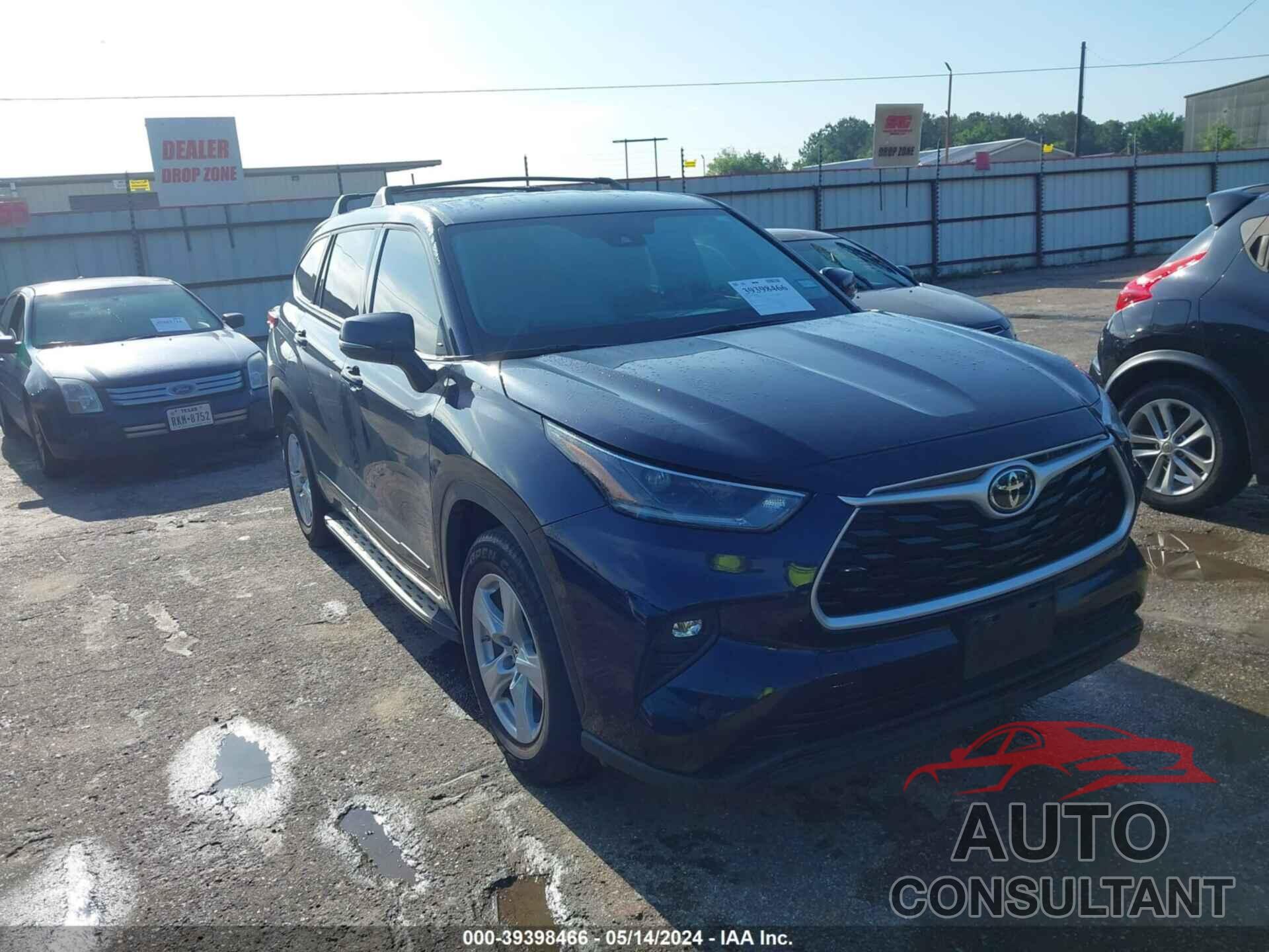 TOYOTA HIGHLANDER 2021 - 5TDZZRAH0MS078061