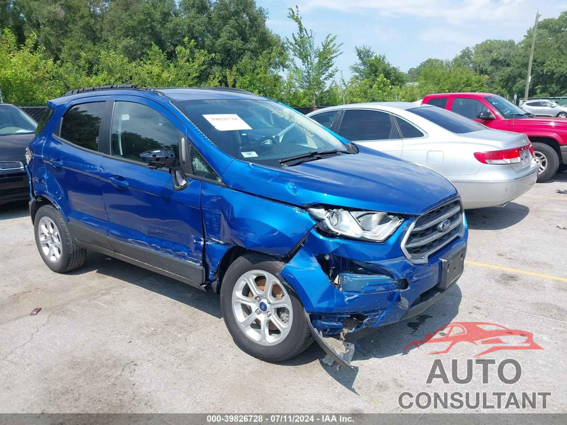 FORD ECOSPORT 2020 - MAJ3S2GE7LC377681