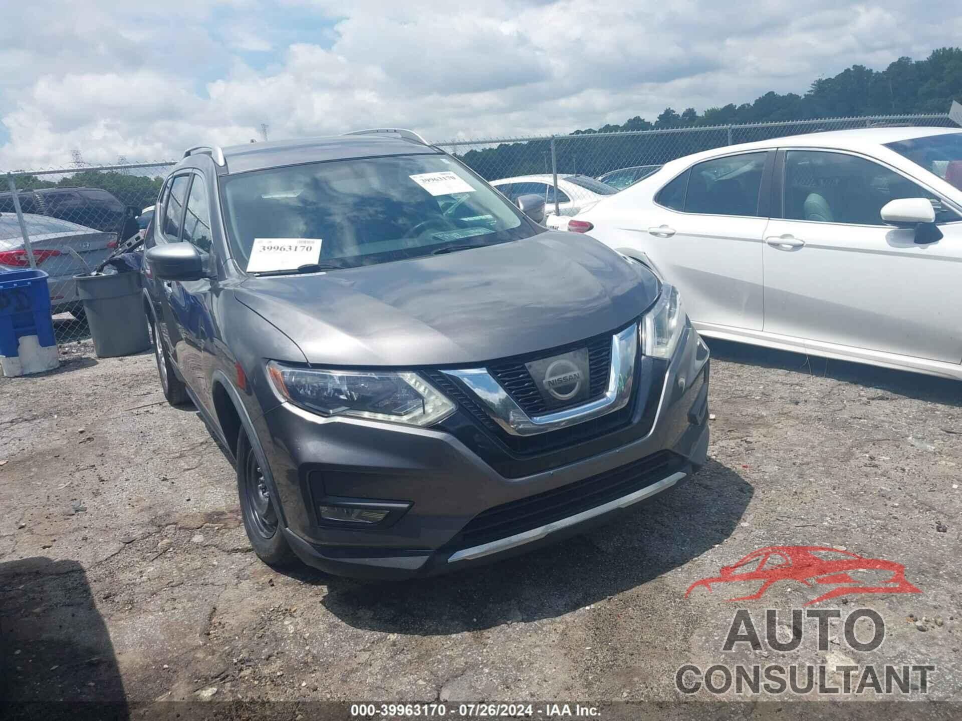 NISSAN ROGUE 2017 - KNMAT2MT7HP610220